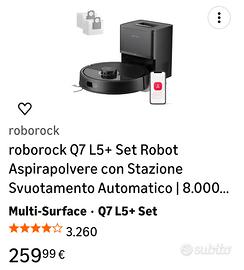 Lavapavimenti aspirapolvere Roborock Q7 L5