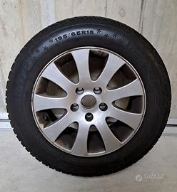 Set 4 Cerchi + Pneumatici invernali 195/65 R15