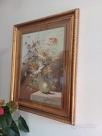 Grande dipinto a olio pittrice Lina Rossi