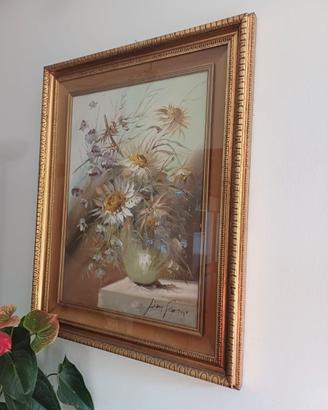 Grande dipinto a olio pittrice Lina Rossi