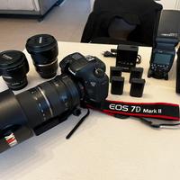 Canon 7DII+10/22+24/70+150/600+ flash