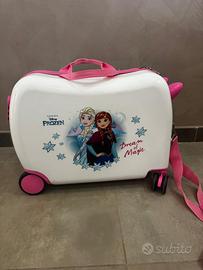 Valigia Trolley cavalcabile Frozen