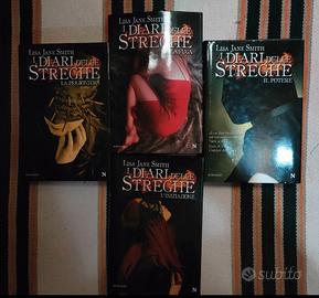 4 libri della serie "I diari delle streghe" 