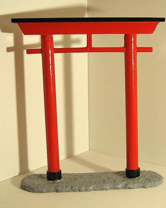 Riproduzioni di Torii giapponese.