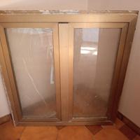 Finestra alluminio dorato