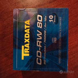 traxdata 10 cd-rw 80 min 700 mb