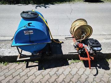 Pompa AR30 + 100m tubo + Botte trattamenti 300L