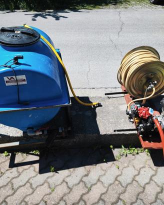 Pompa AR30 + 100m tubo + Botte trattamenti 300L