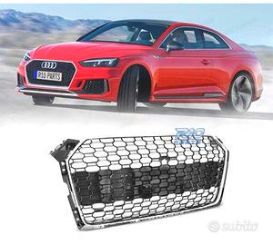 GRIGLIA PER AUDI A5 16-19 PDC LOOK RS5 CROMATO NER