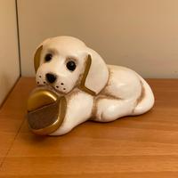 Cane Con Ciabatta Thun Bianco Vintage