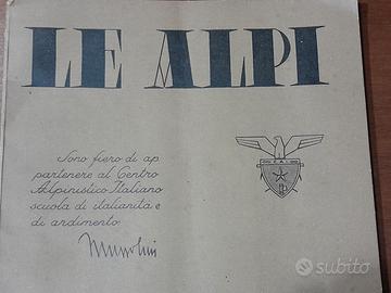 rivista club alpino fascismo alpinismo  1940