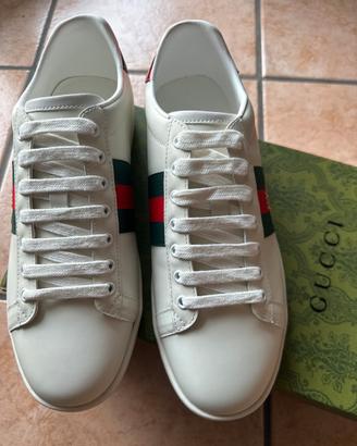 Gucci Sneaker Ace uomo con ape tg 42