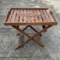 Tavolino giardino/balcone legno ripiegabile