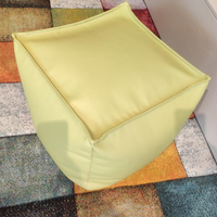 pouf ecopelle verde