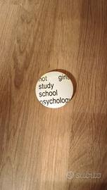 Spilla pin hot girls study school psychology