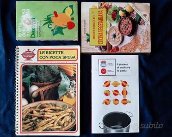 4 libri di CUCINA varia = 4€