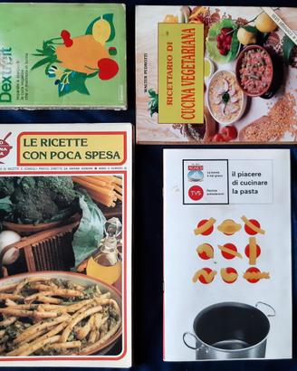 4 libri di CUCINA varia = 4€