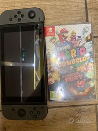 nitendo switch+mario 3d world