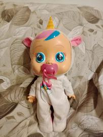 bambola Cry Babies Dreamy Unicorno 