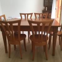 Tavolo da cucina con 6 sedie