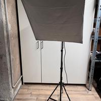 Softbox Neewer 60×60 con stativo + borsa