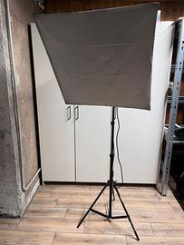 Softbox Neewer 60×60 con stativo + borsa