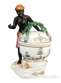 Portadolci "Moro" Porcellana XX secolo!