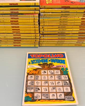 Lotto 30 Topolino ’80 + scheda Sistemone 50€