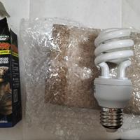 lampada riscaldante per terrario 