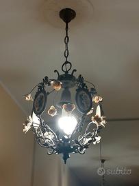 Lampadario e applique vintage