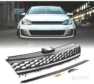 GRIGLIA VOLKSWAGEN VW GOLF 7 12-17 LOOK R NERO CRO