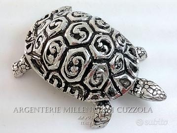 Tartaruga Portafortuna Lega Argento Tartarughe
