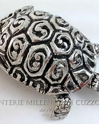 Tartaruga Portafortuna Lega Argento Tartarughe