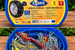Catene da neve 9 mm LubeX Gruppo 6 – omologate