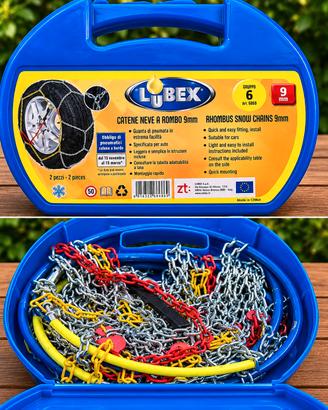 Catene da neve 9 mm LubeX Gruppo 6 – omologate