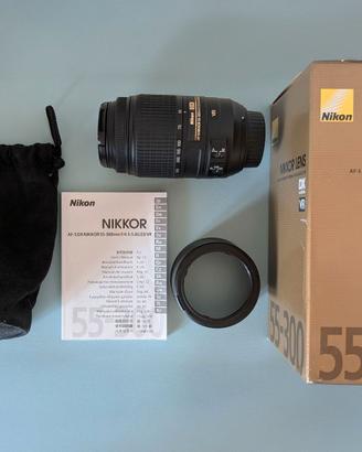 Nikon Teleobiettivo AF-S DX 55-300mm f/4.5-5.6G ED