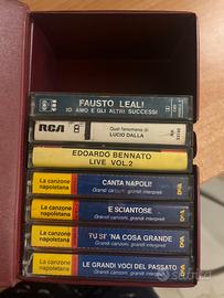 Totale 7 pezzi audiocassette cantautori vari