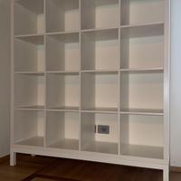 IKEA KALLAX bianco 147x147 cm con base originale