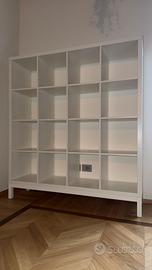 IKEA KALLAX bianco 147x147 cm con base originale
