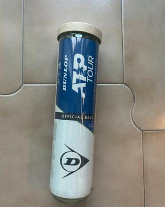 Tubo originale di palline da tennis Dunlop atp tou