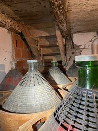 Damigiane in vetro da 50l