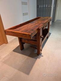 Banco da falegname antico originale primi del 900