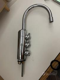 Rubinetto miscelatore 3 vie cromato