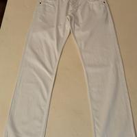 Pantalone Bianco Pal Zileri Lab 52 cotone leggero