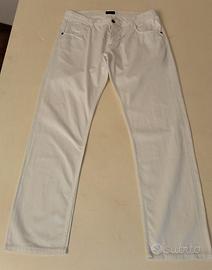 Pantalone Bianco Pal Zileri Lab 52 cotone leggero