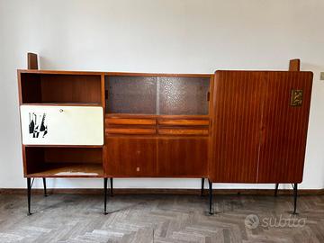 Mobile anni '50/'60 in legno - 3mx150cm