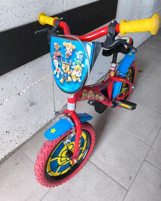 Bicicletta per bambini 14″ paw patrol