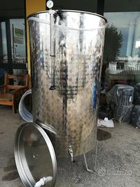 Fusto ACCIAO INOX 18/10 LT 1000 PER VINO E OLIO