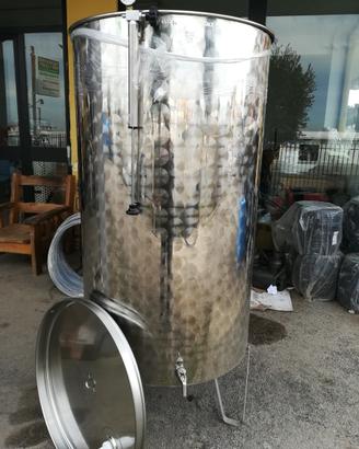 Fusto ACCIAO INOX 18/10 LT 1000 PER VINO E OLIO