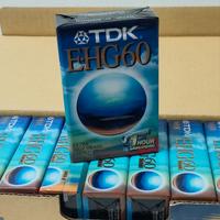 Lotto di 10 Videocassette  TDK Vhs-c  60 minuti